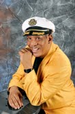 Danny Mixon performing at sea